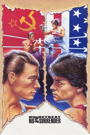 Poster for the movie "No Retreat, No Surrender 1986"
