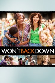 Poster for the movie "Won't Back Down 2012"